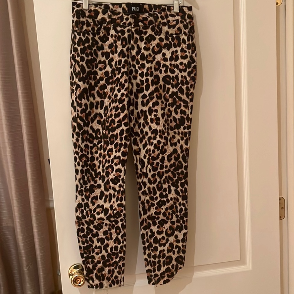 PAIGE denim leopard jeans